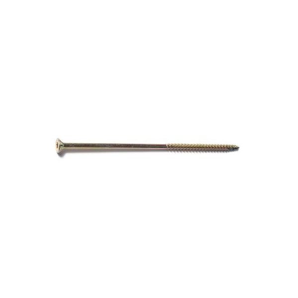 Saberdrive Wood Screw, #12, 6 in, Zinc Yellow Steel Flat Head Torx Drive, 1100 PK 50376 - main